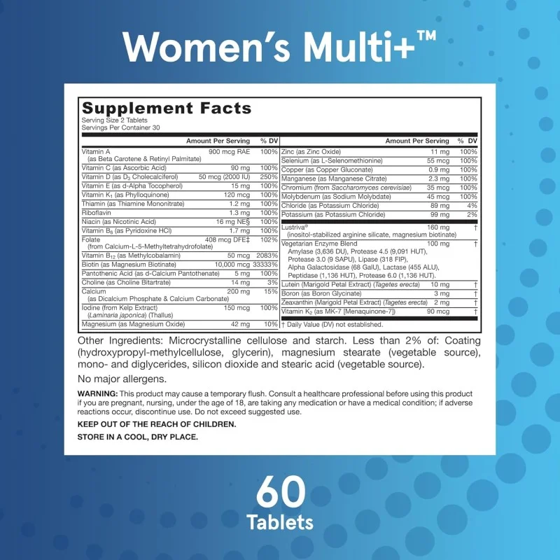 Women's Multi+ Multivitamin 60 таблетки | Jarrow Formulas Women's Multi+ Multivitamin 60 таблетки | Jarrow Formulas