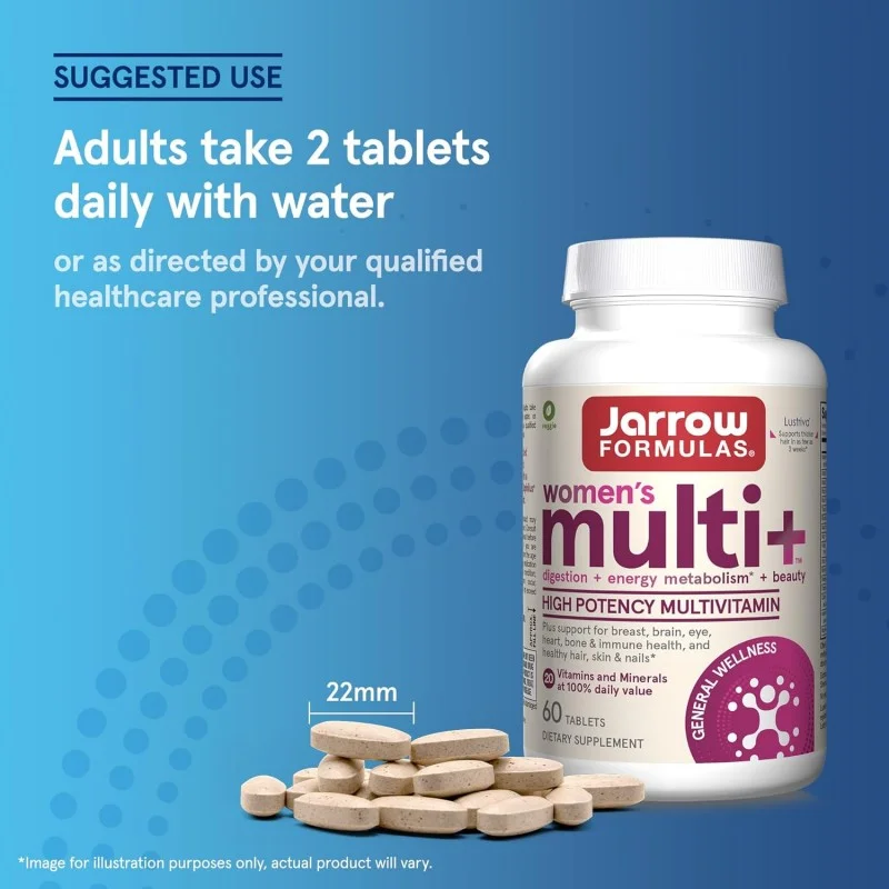 Women's Multi+ Multivitamin 60 таблетки | Jarrow Formulas Women's Multi+ Multivitamin 60 таблетки | Jarrow Formulas