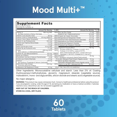 Mood Multi+ Multivitamin 60 таблетки | Jarrow Formulas Mood Multi+ Multivitamin 60 таблетки | Jarrow Formulas