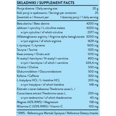 Premium Pre Workout+ 500 гр | KFD Nutrition