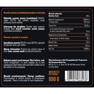 Peanuts In Caramel 650 гр | KFD Nutrition