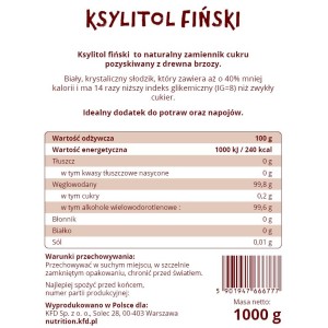 Xylitol 1000 гр | KFD Nutrition