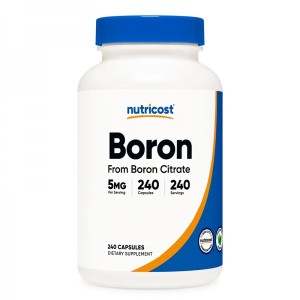 Boron 5 мг 240 капсули | Nutricost