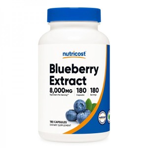 Blueberry Extract 8000 мг 180 капсули | Nutricost