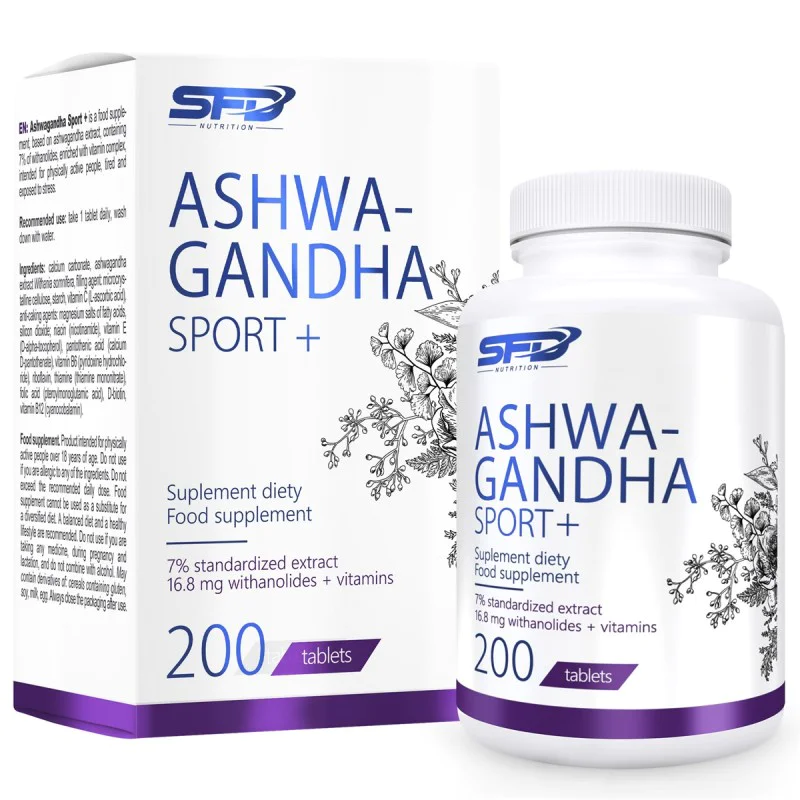 Ashwagandha Sport+ 200 таблетки | SFD Nutrition Ashwagandha Sport+ 200 таблетки | SFD Nutrition