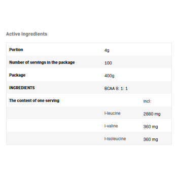 BCAA 8:1:1 Instant 400 гр | SFD Nutrition