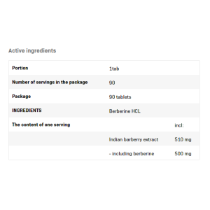Berberine HCL 90 таблетки | SFD Nutrition