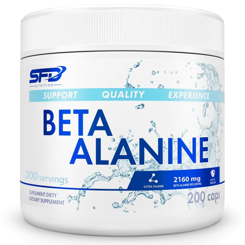 Beta Alanine Caps 200 капсули | SFD Nutrition Beta Alanine Caps 200 капсули | SFD Nutrition