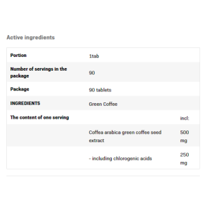 Green Coffee 90 таблетки | SFD Nutrition Green Coffee 90 таблетки | SFD Nutrition