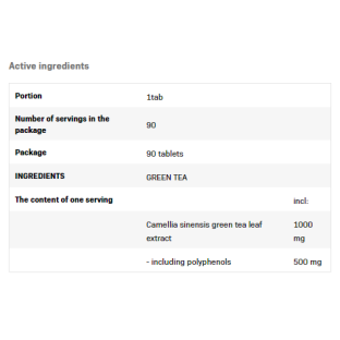 Green Tea 90 таблетки | SFD Nutrition Green Tea 90 таблетки | SFD Nutrition