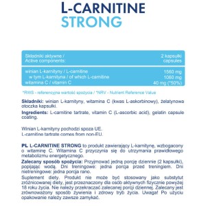 L-Carnitine Strong 120 капсули | SFD Nutrition