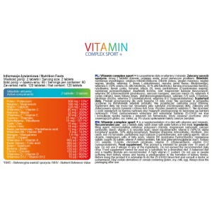Vitamin Complex Sport + 120 таблетки | SFD Nutrition