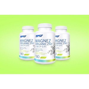 Organic Magnesium + B6 180 таблетки | SFD Nutrition