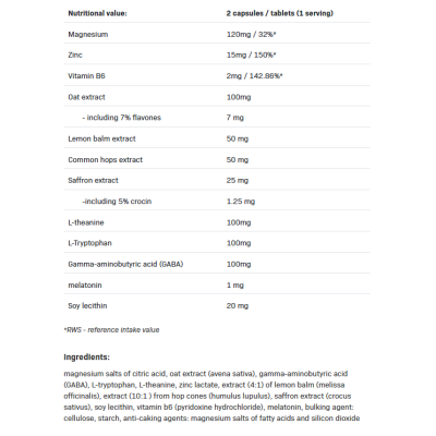 For Good Sleep 90 таблетки | SFD Nutrition