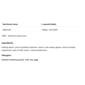 Selen 100 240 таблетки | SFD Nutrition