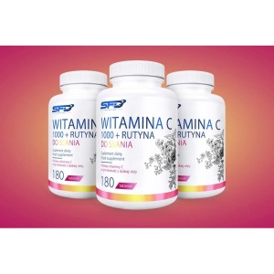 Vitamin C 1000 + Rutine 180 таблетки | SFD Nutrition