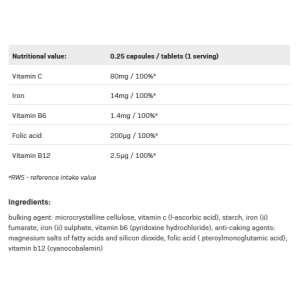 Iron Plus 60 таблетки | SFD Nutrition