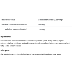 Colostrum 1000 180 таблетки | SFD Nutrition