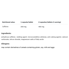 Caffeine 180 таблетки | SFD Nutrition