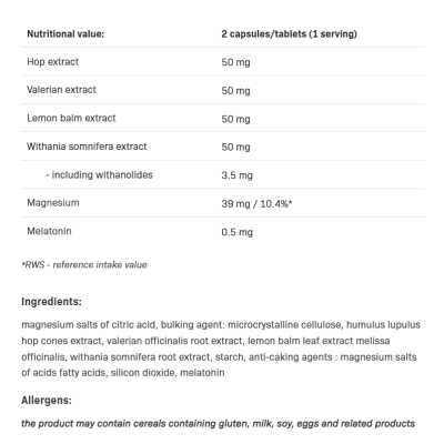 Good Sleep Formula 180 таблетки | SFD Nutrition