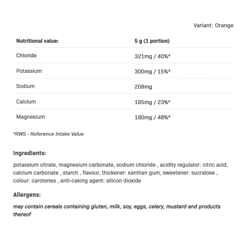 Electrolytes Powder 200 гр | SFD Nutrition Electrolytes Powder 200 гр | SFD Nutrition