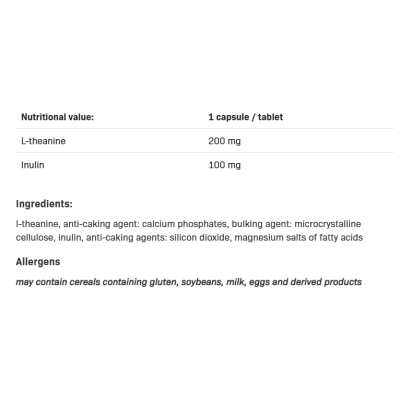 Theanine 180 таблетки | SFD Nutrition