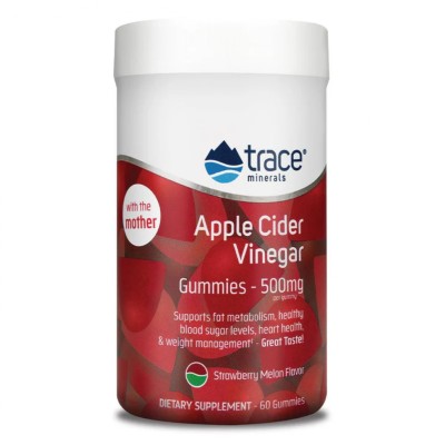 Apple Cider Vinegar Gummies 500 мг 60 дъвчащи бонбони | Trace Minerals