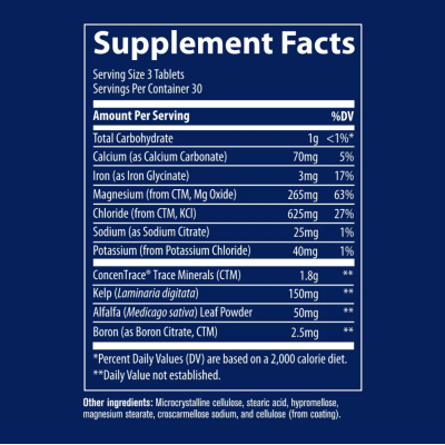 ConcenTrace Trace Mineral Tablets 90 таблетки | Trace Minerals