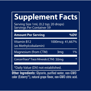 Ionic B12 1000 мкг 59 мл | Trace Minerals
