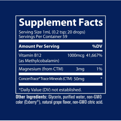 Ionic B12 1000 мкг 59 мл | Trace Minerals Ionic B12 1000 мкг 59 мл | Trace Minerals
