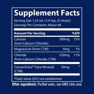 Ionic Calcium 200 мг 59 мл | Trace Minerals