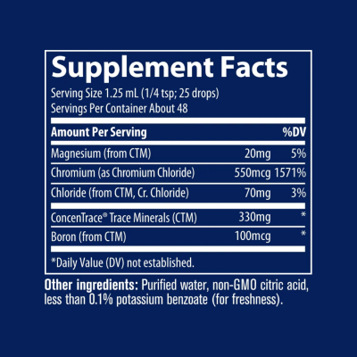 Ionic Chromium 550 мкг 59 мл | Trace Minerals