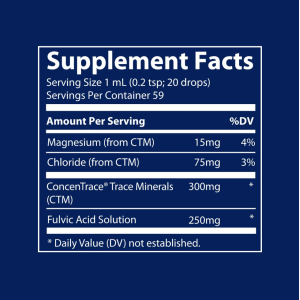 Ionic Fulvic Acid 250 мг 59 мл | Trace Minerals