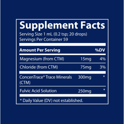 Ionic Fulvic Acid 250 мг 59 мл | Trace Minerals Ionic Fulvic Acid 250 мг 59 мл | Trace Minerals