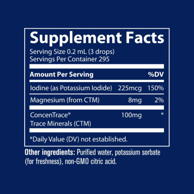 Ionic Iodine 225 мкг 59 мл | Trace Minerals Ionic Iodine 225 мкг 59 мл | Trace Minerals