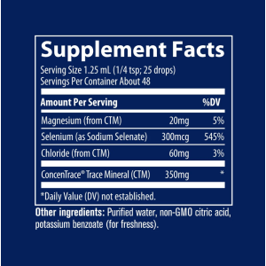 Ionic Selenium 300 мкг 59 мл | Trace Minerals