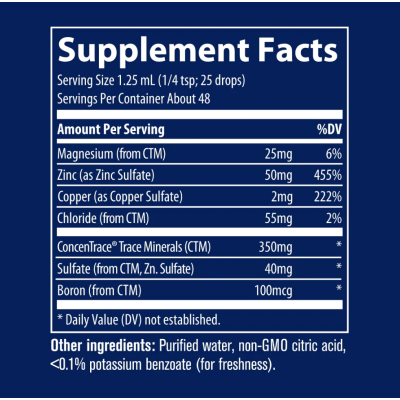 Ionic Zinc 50 мг 59 мл | Trace Minerals