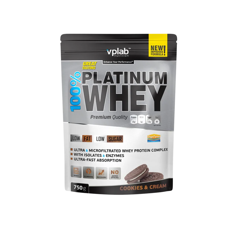 100% Platinum Whey 750 гр | VPLab 100% Platinum Whey 750 гр | VPLab