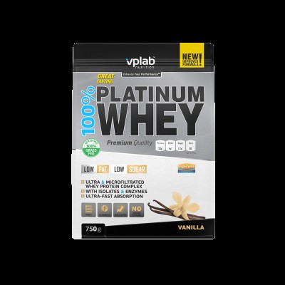 100% Platinum Whey 750 гр | VPLab 100% Platinum Whey 750 гр | VPLab