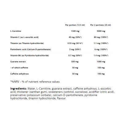 LipoJets Carnitine 500 мл | VPLab