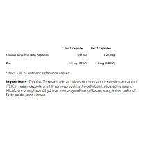 Tribulus Terrestris + Zinc 90 капсули | VPLab
