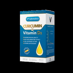 Curcumin & Vitamin D3 60 капсули | VPLab