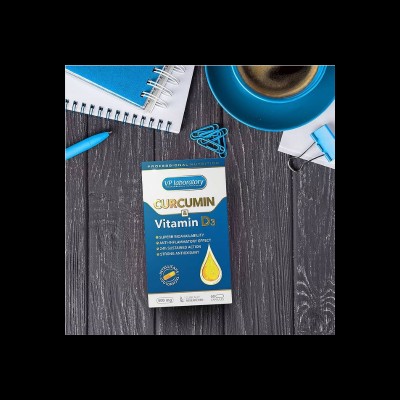 Curcumin & Vitamin D3 60 капсули | VPLab Curcumin & Vitamin D3 60 капсули | VPLab