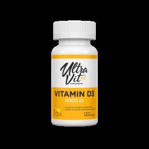 UltraVit Vitamin D3 4000 120 гел-капсули | VPLab