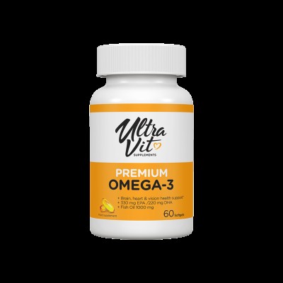 UltraVit Premium Omega 3 60 гел-капсули | VPLab