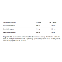 UltraVit Glucosamine Chondroitin MSM 90 таблетки | VPLab