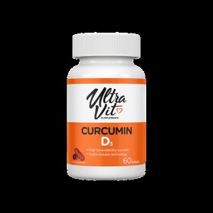 UltraVit Curcumin Vitamin D3 60 гел-капсули | VPLab