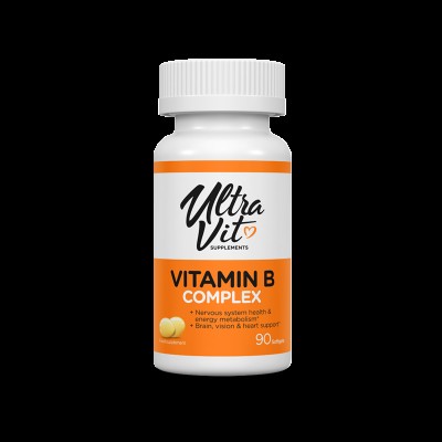 UltraVit Vitamin B Complex 90 гел-капсули | VPLab UltraVit Vitamin B Complex 90 гел-капсули | VPLab