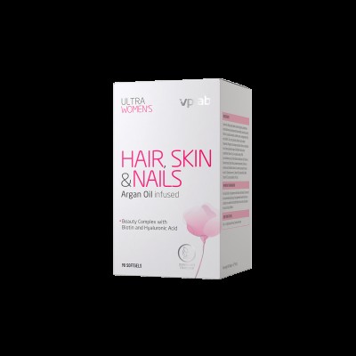 Ultra Women's Hair, Skin & Nails + Argan Oil 90 гел-капсули | VPLab