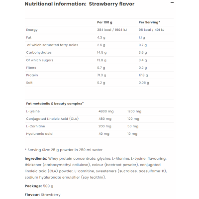 Ultra Women's Protein 500 гр | VPLab
